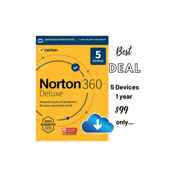 Norton 360 Delux for 12 months